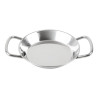 Mini posuda za paellu od nehrđajućeg čelika 120mm - Gastronoble