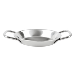 Mini posuda za paellu od nehrđajućeg čelika 120mm - Gastronoble