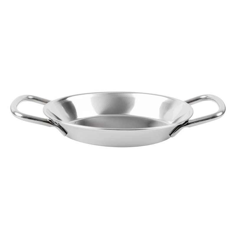 Mini posuda za paellu od nehrđajućeg čelika 120mm - Gastronoble Mini posuda za paellu od nehrđajućeg čelika 120mm - Gastronoble