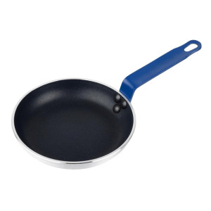 Tava od aluminija s neprianjajućim slojem Teflon Plava ručka 20cm - Gastronoble