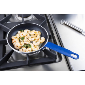 Tava od aluminija s neprianjajućim slojem Teflon Plava ručka 20cm - Gastronoble