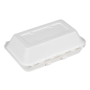 Barquettes Alimentaires en Bagasse Fiesta Compostable 400x335mm - Lot de 200 - Fiesta Green