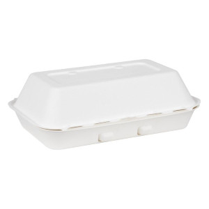 Barquettes Alimentaires en Bagasse Fiesta Compostable 400x335mm - Lot de 200 - Fiesta Green