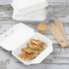 Barquettes Alimentaires en Bagasse Fiesta Compostable 400x335mm - Lot de 200 - Fiesta Green