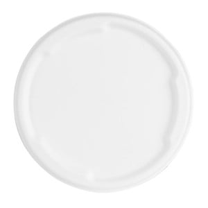Compostable Bagasse Fiesta Lids for 750/900 ml Bowls - Pack of 50 - Gastronoble