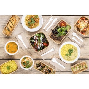 Cuillères à Glace en Papier 95 mm - Lot de 100 - Fiesta Green