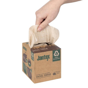 Recycled Tissue Cube 100 Sheets - Pack of 36 - Jantex