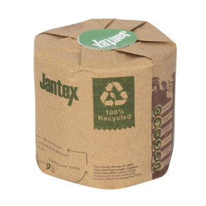 Rouleaux de Papier Toilette Recyclé 3 Plis 260 Feuilles - Lot de 36 - Jantex