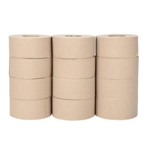 Mini Jumbo Recycled Rolls 2 Ply 150m - Pack of 12 - Jantex