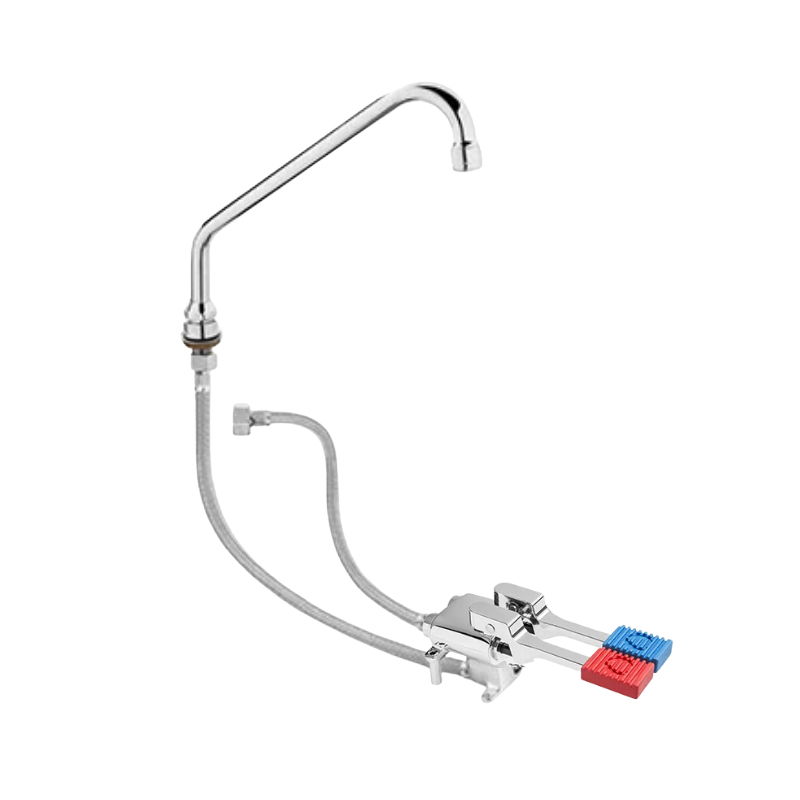 Mitigeur s dvostrukom pedalom s labuđim vratom - FourniResto