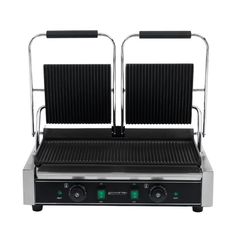 Grill Panini Double - Rebraste Ploče - Dynasteel Grill Panini Double - Rebraste Ploče - Dynasteel