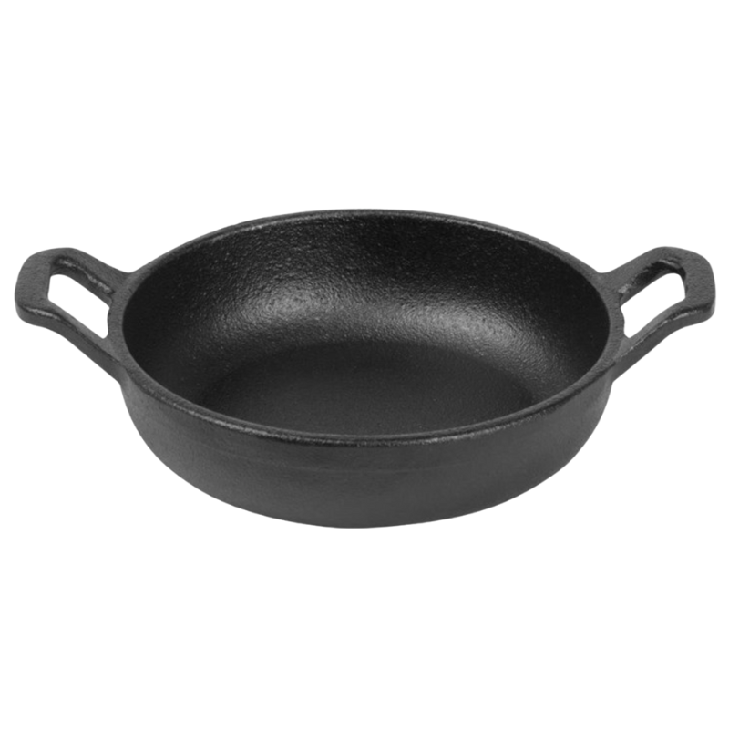 Okrugla tava od lijevanog željeza - 120 mm
