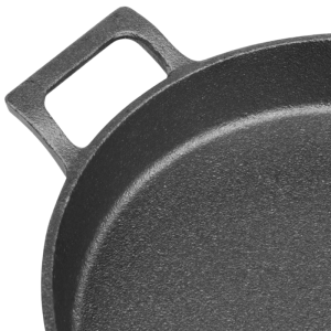 Okrugla tava od lijevanog željeza - 200 mm