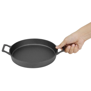Okrugla tava od lijevanog željeza - 200 mm