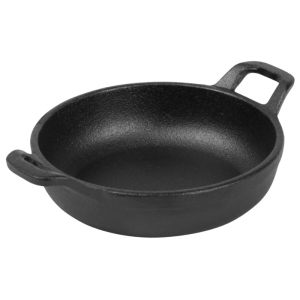 Okrugla tava od lijevanog željeza - 120 mm