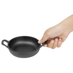 Okrugla tava od lijevanog željeza - 120 mm