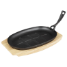 Plancha za ovalni lijevani tanjur - 335x205 mm