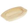 Daska za ovalni lijevani tanjur - 230x135 mm