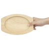 Daska za ovalni lijevani tanjur - 230x135 mm