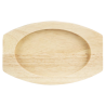 Daska za ovalni lijevani tanjur - 210x120 mm