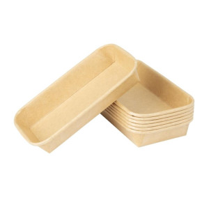 Reciklabilne posude za sushi 220 x 137 mm - Paket od 300 - Fiesta Green