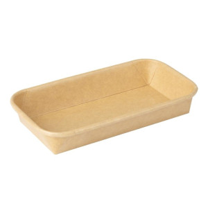 Reciklabilne posude za sushi 255 x 181 mm - Paket od 300 - Fiesta Green