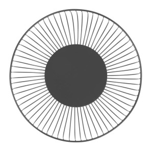 Round Black Metal Presentation Basket Ø 285 mm - Olympia