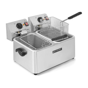 Professional Deep Fryer 2 x 4 L - Dynasteel