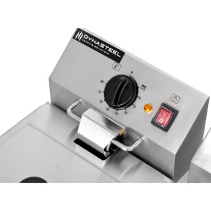 Friteza Profesionalna 2 x 8 L s Ispustom - Dynasteel