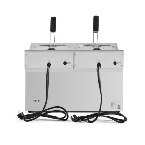 Profesionalna friteza Premium 2 x 8 L s ispuštanjem - Dynasteel