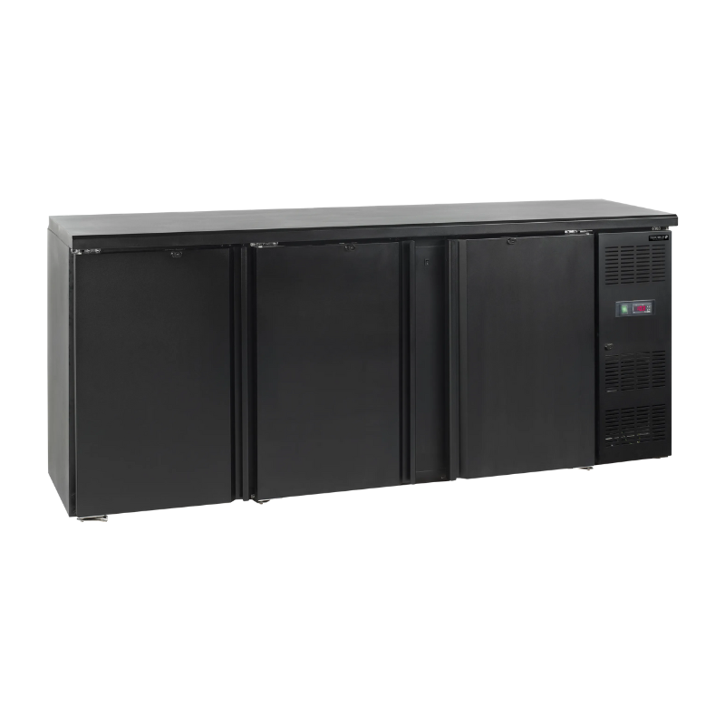 3-Door Hinged Refrigerated Back Bar - 442 L TEFCOLD: Store and preserve your fresh products with this kitchen equipment 3-Door Hinged Refrigerated Back Bar - 442 L TEFCOLD: Store and preserve your fresh products with this kitchen equipment
