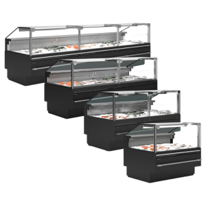 Vitrine de Service Premium à Poisson Frais - 320 W
