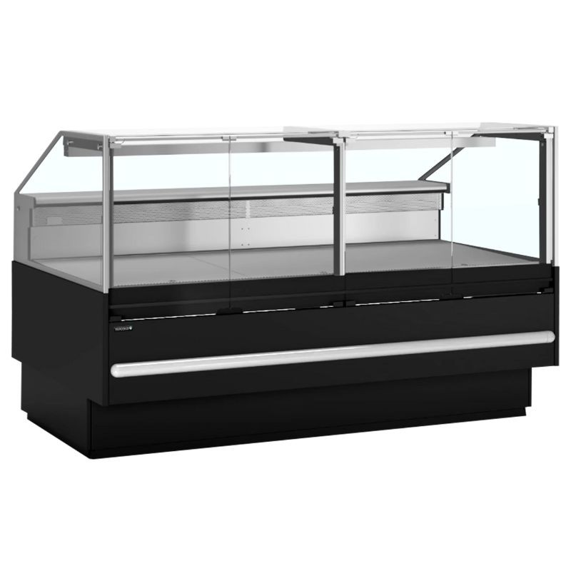 Vitrine Hladnjak za Supermarket Crni - 469 L - TEFCOLD Vitrine Hladnjak za Supermarket Crni - 469 L - TEFCOLD