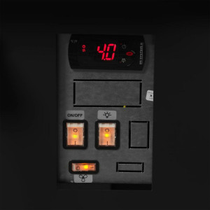 Vitrine Hladnjak za Supermarket Crni - 469 L - TEFCOLD