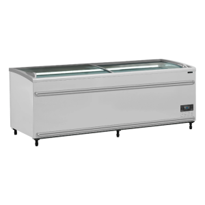 Hladnjak Zamrzivač Zakrivljeni Stakleni Poklopac - Bijela - 584 L - TEFCOLD