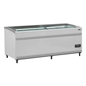 Réfrigérateur Congélateur Couvercle Vitré Incurvé - Bijela - 500 L - TEFCOLD