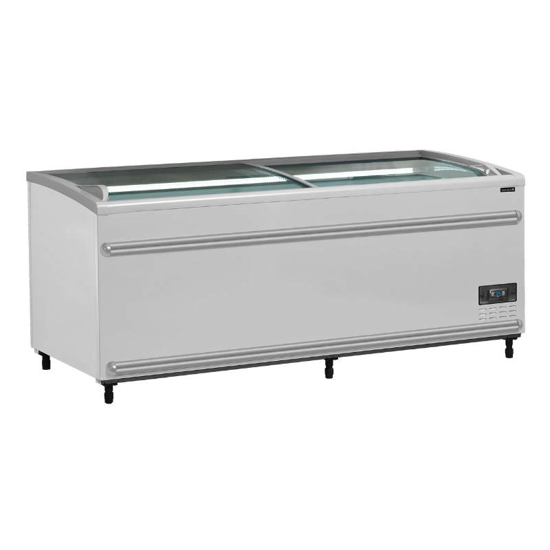 Réfrigérateur Congélateur Couvercle Vitré Incurvé - Bijela - 500 L - TEFCOLD Réfrigérateur Congélateur Couvercle Vitré Incurvé - Bijela - 500 L - TEFCOLD