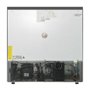 Hladnjak za šank s 2 staklena vrata - Crna unutrašnjost Dynasteel