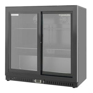 Arrière-Bar Hladnjak 212 L 2 Klizna Vrata Crna