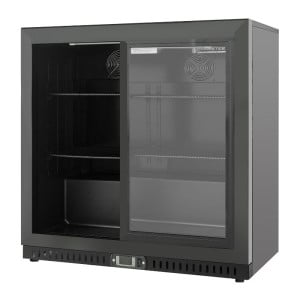 Arrière-Bar Hladnjak 212 L 2 Klizna Vrata Crna