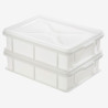 Demi Bac à Pâtons 9L Blanc - 400 x 300 mm - Gilac