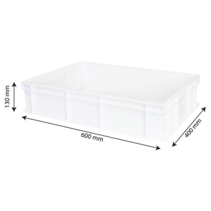 Bac à Pâtons - 600 x 400 x 130 mm - 23 L - White