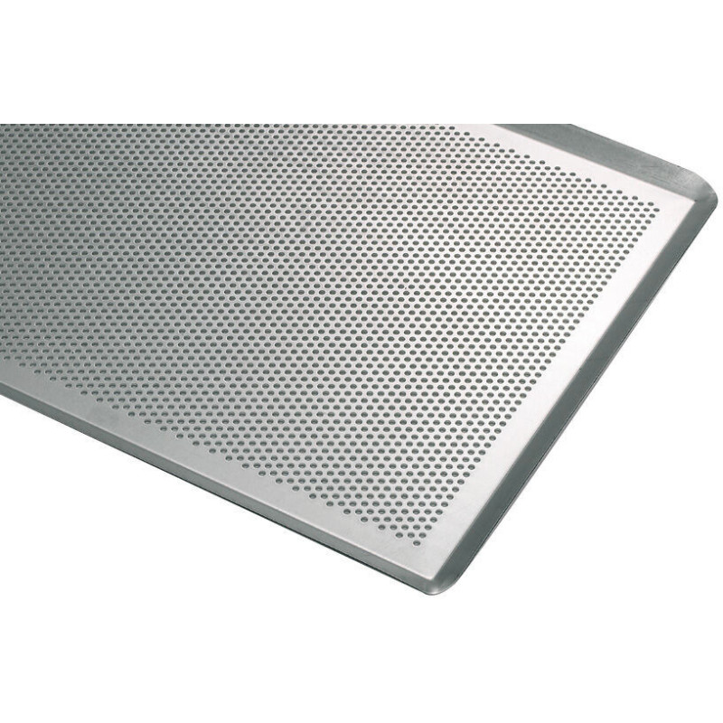 Perforated Aluminum Pastry Plate - 600 x 400 mm - Matfer