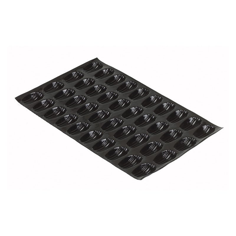 Madeleine Mold - 40 Imprints - 78 x 47 mm - Matfer