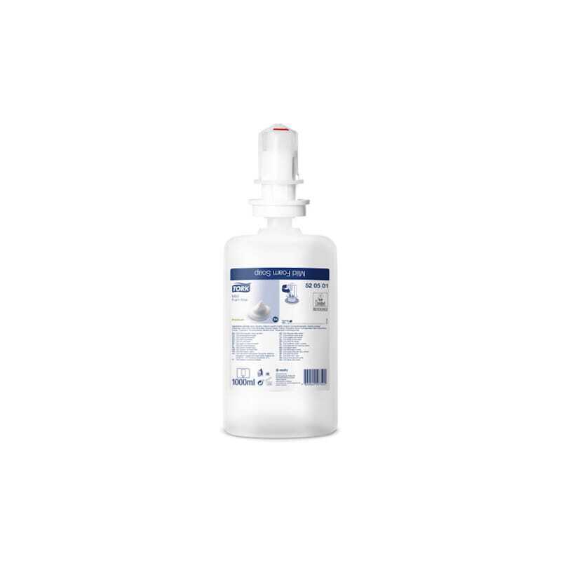 Tork Savon Mousse Doux Transparent - Paket od 6 | Njegovana, svježa i hidratizirana koža