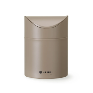 Stolna kanta za smeće s poklopcem na ljuljanje - Bež - HENDI
