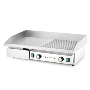 Grill Ploča Rebrasta/Glatka - 717 x 383 mm - HENDI