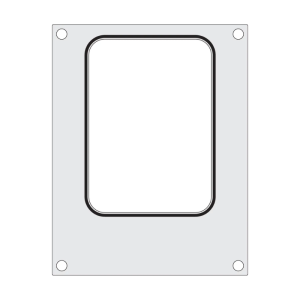 Matrica za brtvljenje za ručno brtvilo - 187 x 137 mm - HENDI