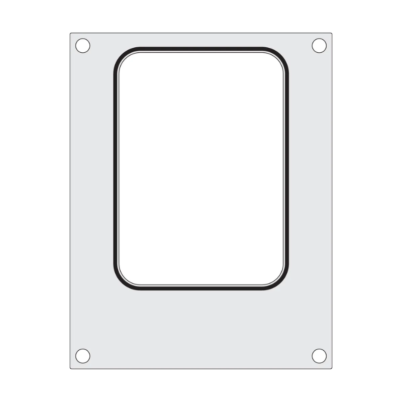 Matrica za brtvljenje za ručno brtvilo - 187 x 137 mm - HENDI