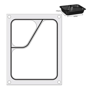 Matrice za brtvljenje Colt za ručni brtvitelj - 2 pretinca - HENDI